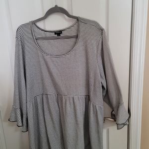 Torrid Black & White Baby doll